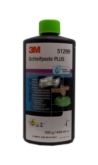 3M Schleifpaste Plus bei Premium-Lackpflege