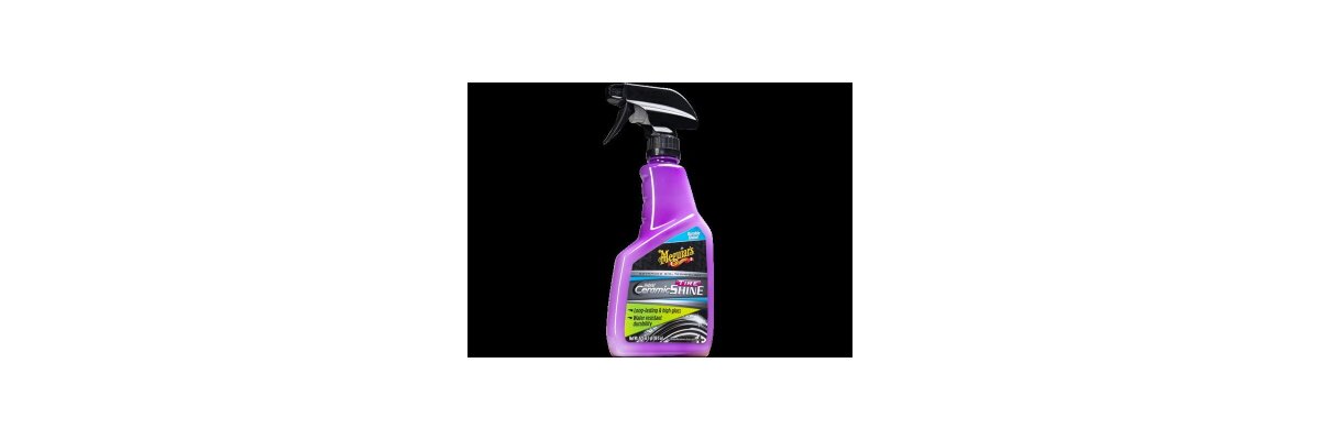 NEU: Meguiar’s Hybrid Ceramic Tire Shine und Meguiar’s Hot Rims Black Wheel Cleaner - NEU: Meguiar’s Hybrid Ceramic Tire Shine und Meguiar’s Hot Rims Black Wheel Cleaner