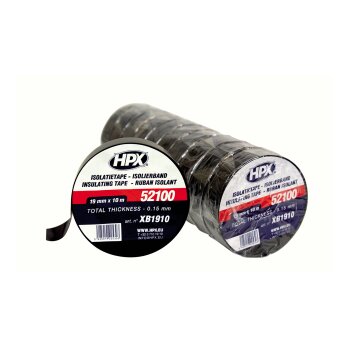 Presto HPX PVC Isolierband 52100 schwarz (19mm x 10m)