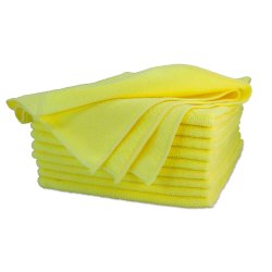 Mikrofasertücher 40 x 40cm gelb Paket von 10 St.