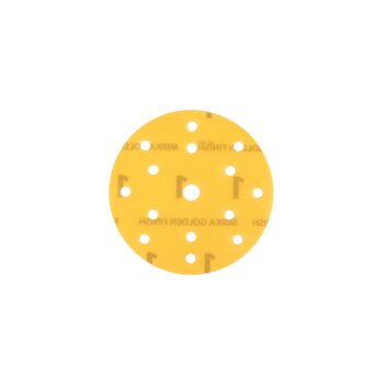 Mirka Golden Finish Scheibe 1 Scheiben Ø 150 mm Grip 15-Loch (50Stk)
