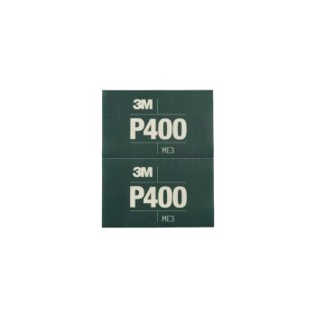 3M Hookit Flexible Schleifstreifen, Grün, 140 x 171 mm P400 (25 Stk)