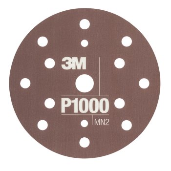 3M Hookit Flexible Schleifscheiben, Braun, 150 mm, P1000 (25 Stk)