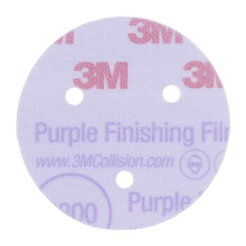 3M Hookit 51264 260L+ Purple P800 Schleifscheiben 3-fach gelocht Ø76 mm (50Stk)