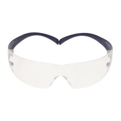 3M SecureFit 200 Schutzbrille, blaue Bügel,...