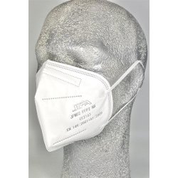 Atemschutzmaske FFP2 ohne Ventil JIFA einzeln verpackt (1 Stück)