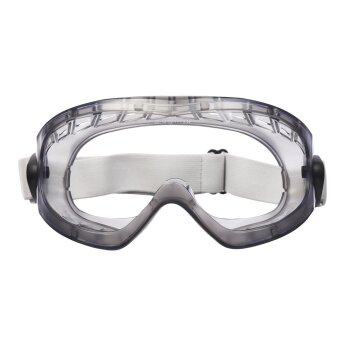 3M 2890A Vollsicht-Schutzbrille - indirekte Belüftung, Anti-Fog-Beschichtung, transparentes Acetatglas (1 Stück)
