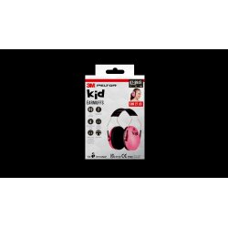 3M H510AKP-1 Peltor Kapselgehörschutz für Kinder H510AK, Pink (87 bis 98 dB) (1 Packung)