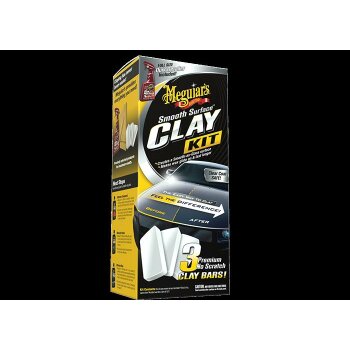 Meguiars G191700 Smooth Surface Clay Kit Lackreiniger, Wachs & Knete (Set)