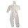 Disposable Overall with zipper and hood, white (size L)