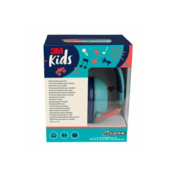 3M Gehörschutz türkis für Kinder PKIDSP-TEAL-E, 87-98dB (1 Stück)