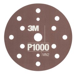 3M Hookit Flexible Schleifscheibe 270J 150mm 15-fach gelocht P400 - P1500 (25 Stk)