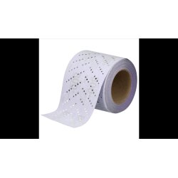 3M Cubitron II Hookit Schleifstreifen 737U auf Rolle Breite 70mm, 80mm oder 115mm Multihole (1 Stk)