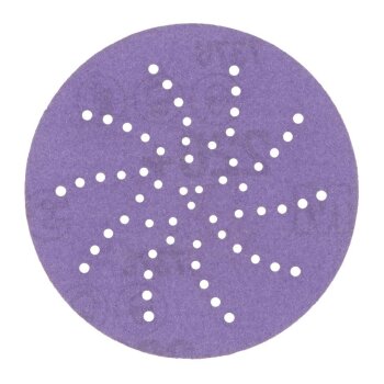 3M Cubitron II Hookit Purple Premium Schleifscheibe Durchmesser 90mm 737U (50 Stk)