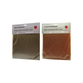 Auto-K Trocken-Schleifpapier P40–P180 115x280mm oder 230x280mm (5er Pack)
