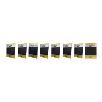 DupliColor HPX-Schleifpapier von Körnung 80 bis 2000 (4 Stk)