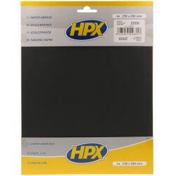DupliColor HPX-Schleifpapier von Körnung 80 bis 2000 (4 Stk)