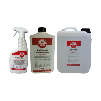 ROTWEISS Sprühwachs (500ml, 1L oder 5L)