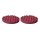 ROTWEISS Polierscheibe brombeer mittelhart gewaffelt 132 oder 155 x 25mm (1Stk)