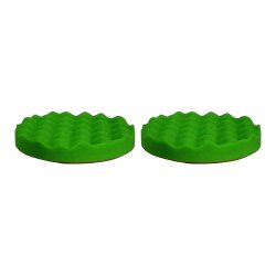 ROTWEISS Polierscheibe grün, mittel, gewaffelt 132mm...