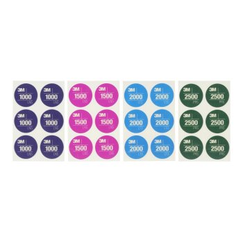 3M Lackkorrektur Handschleifsystem Schleifblüte 32mm P1000-P2500 (10er Pack)