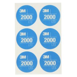 3M Lackkorrektur Handschleifsystem Schleifblüte 32mm P1000-P2500 (10er Pack)