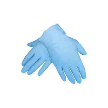 MP Nitrilhandschuhe Blau oder Schwarz puderfrei Größen S, M, L oder XL (100 Stk)
