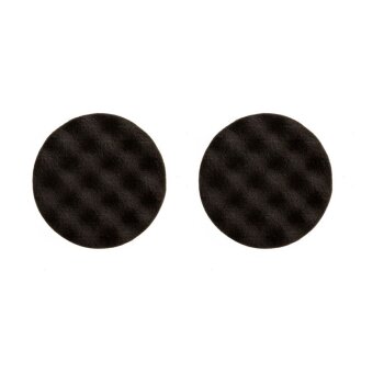 Mirka Golden Finish Polierpad 77mm oder 150mm Schwarz Gewaffelt (2er Pack)
