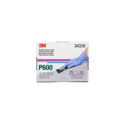 3M 270J Hookit Flexible Schleifstreifen Grün, Braun oder Lila P400–P1500 (25 Stk)